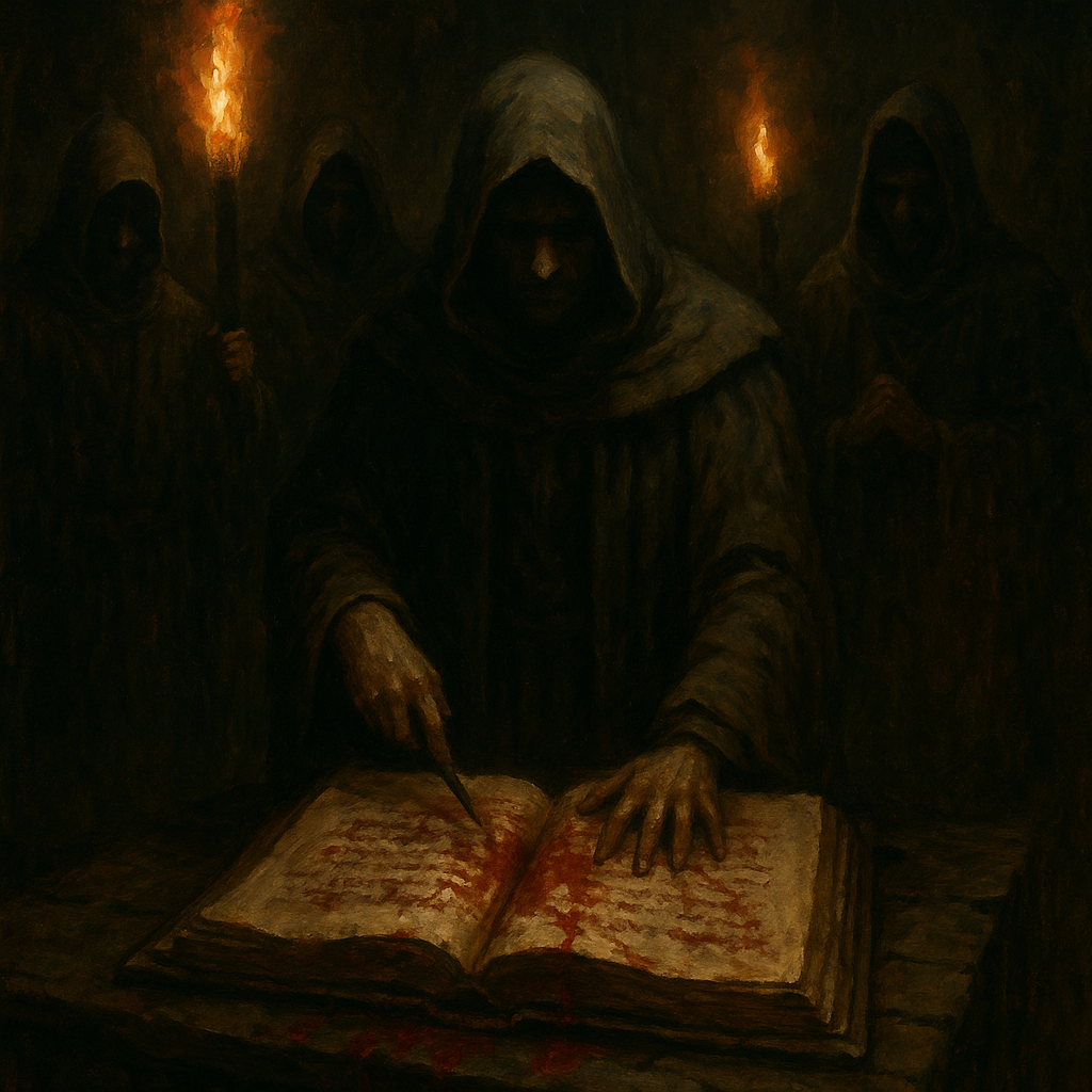 The Cult of Aeglar meeting in secret.