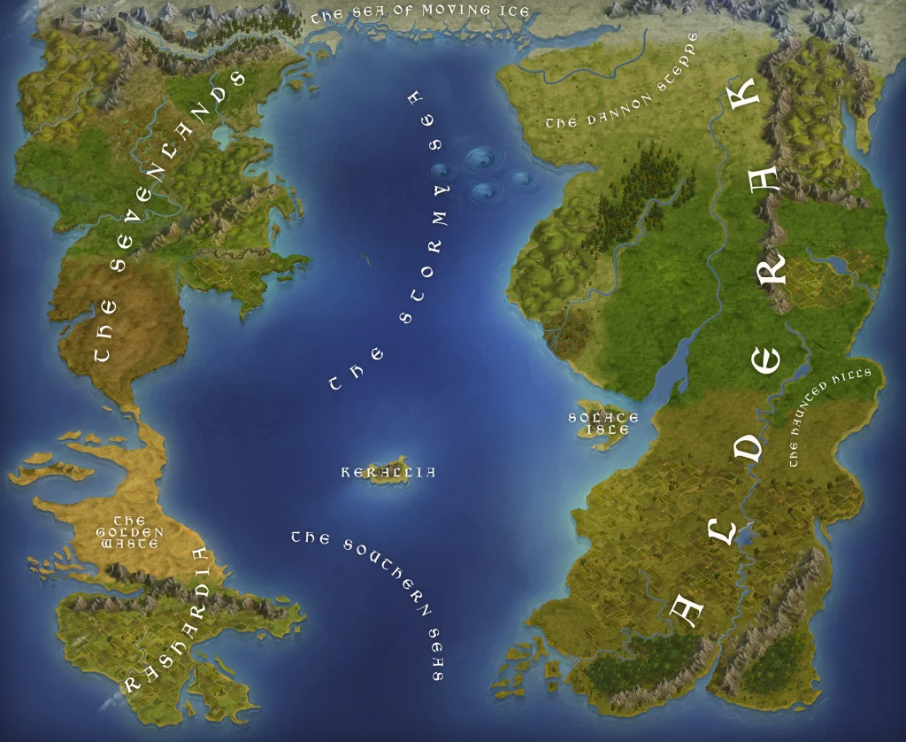 The major regions of Eldath