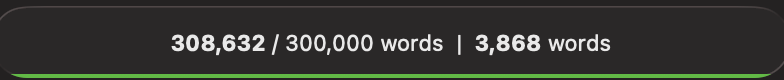 The final word count